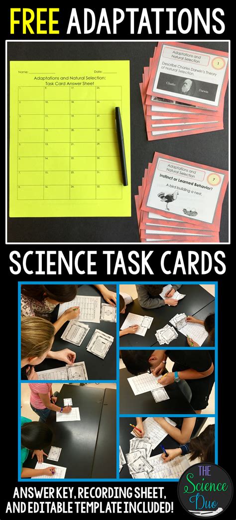 smarter science task cards|middle school science activity cards.